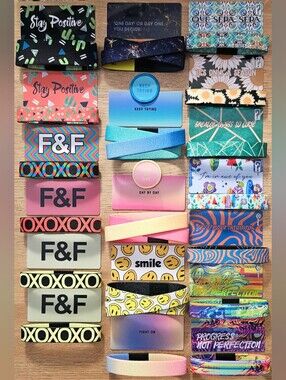 ZOX RARE BUNDLE 18 COLLECTIBLE WRISTBANDS secret stash color variant F&F dbls